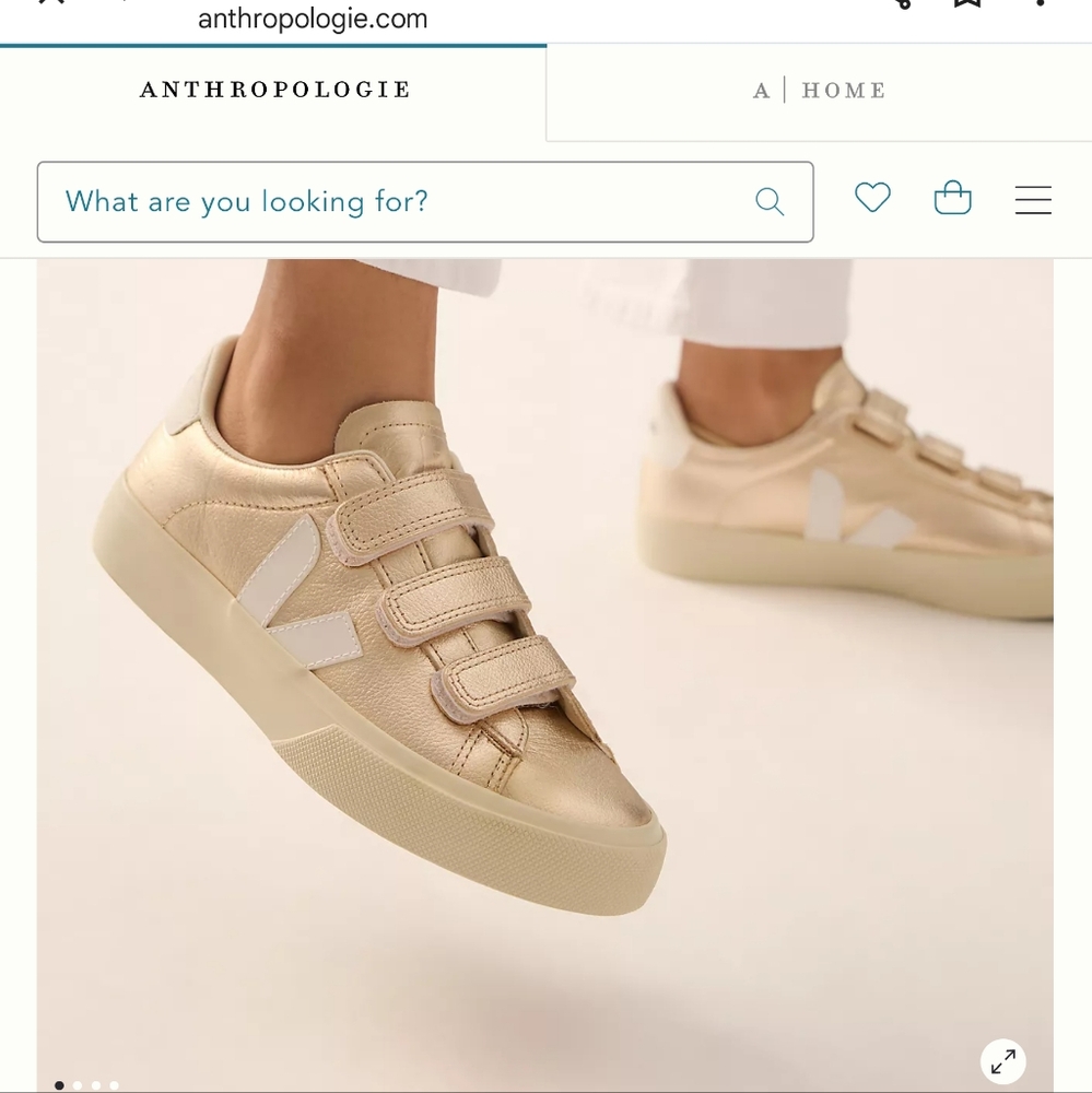 Veja ChromeFree Recife Sneakers, Platine/White, Size 42 / US 11-12